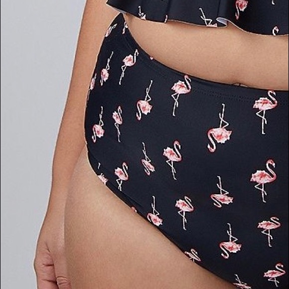 lane bryant flamingo bathing suit